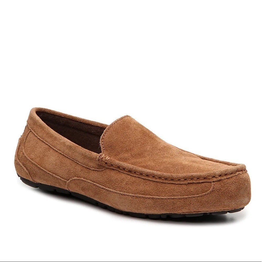 Ugg Alder Suede Slip On Shoe Slipper Tan Size 10